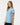 Light Blue Women's Ringspun Pique Polo - 7600