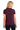 Maroon Gildan Women's Heavy Cotton 100% Cotton T-Shirt. 5000L plain