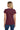 Maroon Gildan Women's Heavy Cotton 100% Cotton T-Shirt. 5000L plain
