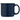 Navy Blue - Black Adventure - 15 oz. Ceramic Campfire Mug plain