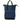 Navy Blue - Black Odyssey Pack Recycled Cotton Canvas Tote Bag - 16 oz. plain