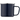 Navy Blue - Chrome Wyoming - 13 oz. Enamel-Coated Campfire Mug with Stainless Rim plain