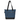 Navy Blue - Gold Aurelia rPET Zippered Tote Bag – 18L plain
