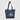 Navy Blue - Gold Aurelia rPET Zippered Tote Bag – 18L