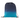 Navy Blue - Gray Vilda 210D Polyester Ombre Drawstring Bag  - 6L plain