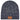NAVY BLUE Knit Beanie With Leather Tag plain grouped