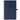Navy Blue Molière - Soft Recycled Cover A6 Notebook plain