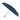 Navy Elements 39" Recycled rPET Manual Mini Folding Umbrella