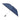 Navy Elements 58" Recycled rPET Auto Open Travel Folding Umbrella plain