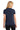 Navy Gildan Women's Heavy Cotton 100% Cotton T-Shirt. 5000L plain
