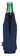 Navy Koozie® Neoprene Zip-Up Bottle Cooler plain