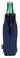 Navy Koozie® Neoprene Zip-Up Bottle Cooler plain