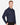 Navy Men's CrownLux Performance® Tall Plaited Long Sleeve Polo - DG20LT