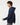 Navy Unisex Zipper Fleece Hoodie - 3331