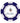 Navy/White Ahead Poker Chip with Ball Marker