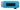 Neon Blue Koozie® Magnetic Slim Can Cooler plain