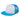 NEON BLUE WITH WHITE FLAT BILL TRUCKER CAP plain grouped