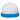 NEON BLUE WITH WHITE FLAT BILL TRUCKER CAP plain grouped
