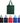 North Park - Non-Woven Shopping Tote Bag - Metallic imprint plain grouped
