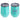Onyx 12 oz Stainless Steel/Polypropylene Wine Goblet