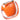 Orange Clearview Pedometer plain