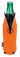 Orange Koozie® Neoprene Zip-Up Bottle Cooler plain