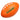 Orange Small Football Stress Reliever