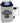 Outside View of Gray Koozie® Collapsible Can Cooler with Carabiner