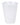 Pearl White Frost Flex Stadium Cup - 16 oz. plain