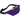 Purple Hipster Budget Fanny Pack plain