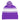 PURPLE Two-Tone Knit Pom Beanie With Cuff plain grouped