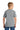Rear View of AthlHthr Jerzees Classics Youth Cotton T-Shirt 363Y plain