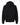 Rear View of Black 10 oz. Heavyweight Hoodie - 4719