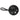 Rear View of Black All-In-One Universal Travel 15W Wireless Charger plain