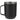 Rear View of Black CamelBak Camp Mug 12oz plain