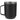Rear View of Black CamelBak Camp Mug 12oz plain