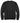 Rear View of Black Carhartt Midweight Crewneck Sweatshirt. CTK124 plain