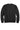 Rear View of Black Carhartt Midweight Crewneck Sweatshirt. CTK124 plain