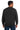 Rear View of Black Carhartt Midweight Crewneck Sweatshirt. CTK124 plain