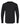 Rear View of Black CVC Long Sleeve T-Shirt - 6211
