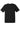 Rear View of Black Gildan 100% Ring Spun Cotton T-Shirt. 980 plain