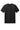 Rear View of Black Gildan Tall 100% US Cotton T-Shirt 2000T plain