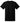 Rear View of Black Gildan - Ultra Cotton 100% US Cotton T-Shirt. 2000 plain