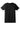 Rear View of Black Gildan Women's Ultra Cotton 100% US Cotton T-Shirt. 2000L plain