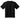 Rear View of Black Gildan - Youth Heavy Cotton 100% Cotton T-Shirt. 5000B plain