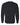 Rear View of Black Heavy Cotton™ Long Sleeve T-Shirt - 5400
