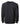 Rear View of Black Icon Lightweight Loopback Terry Crewneck Sweatshirt - SS1000C