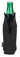 Rear View of Black Koozie® Neoprene Zip-Up Bottle Cooler plain