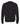 Rear View of Black Midweight Crewneck Sweatshirt - SS3000