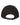 Rear View of Black Peached Cotton Twill Dad Hat - 6245PT
